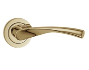 Fortessa Verto, PVD Polished Brass Door Handles - FCOVER-PVD (sold in pairs)